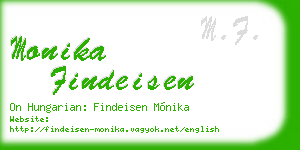 monika findeisen business card